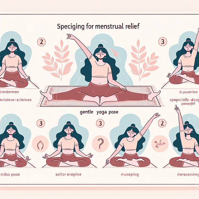 gentle yoga for menstrual relief