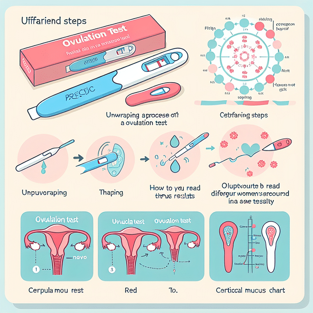 ovulation test and cervical mucus chart