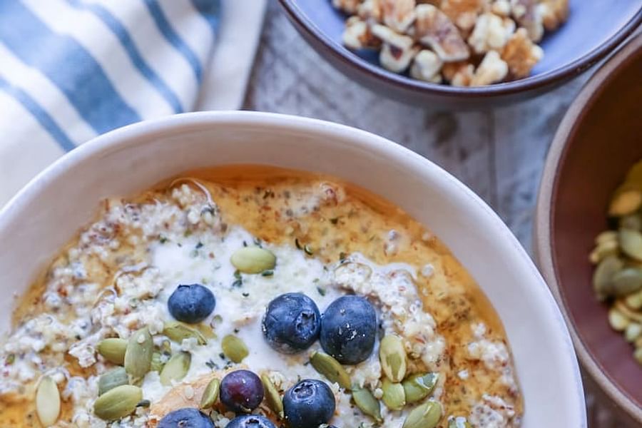 oatmeal pumpkin seeds