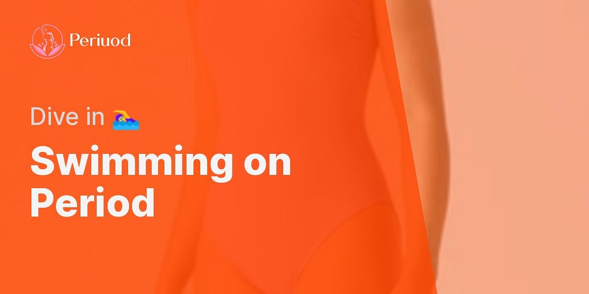 Can I swim without a tampon during my period?